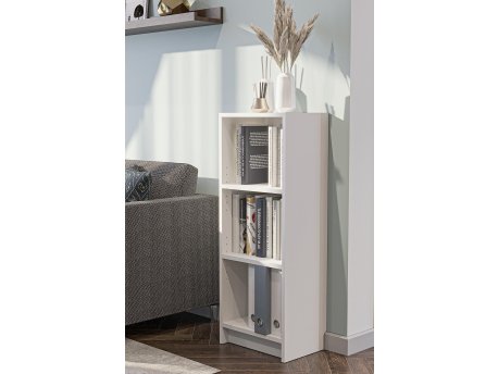 HANAH HOME Polica za knjige Bili 3 Shelf