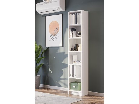HANAH HOME Polica za knjige Bili 5 40