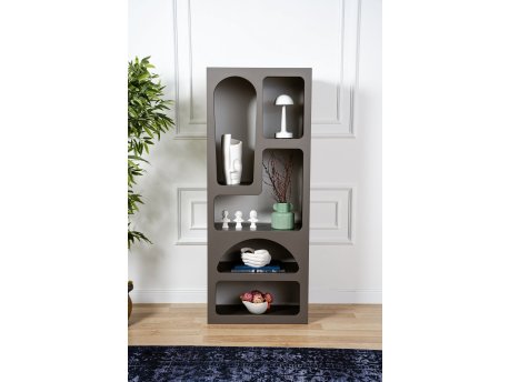 HANAH HOME Polica za knjige Venus Anthracite