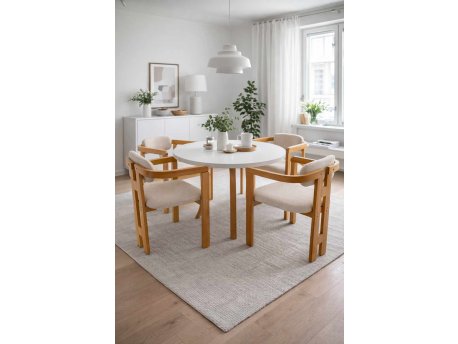 HANAH HOME Set Trpezarijski sto i 4 stolice Bohemian Butterfly Scandinavian 5