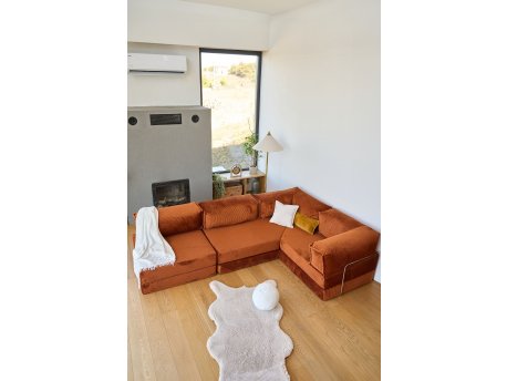 Atelier del Sofa Ugaona garnitura Kanyon Tile Red