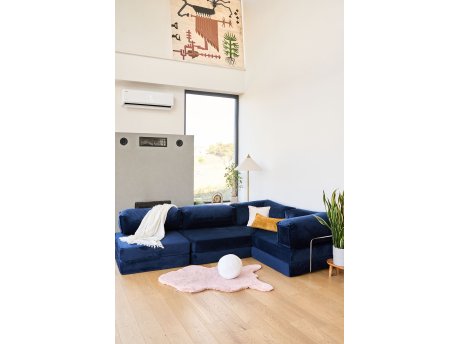 Atelier del Sofa Ugaona garnitura Kanyon Navy Blue