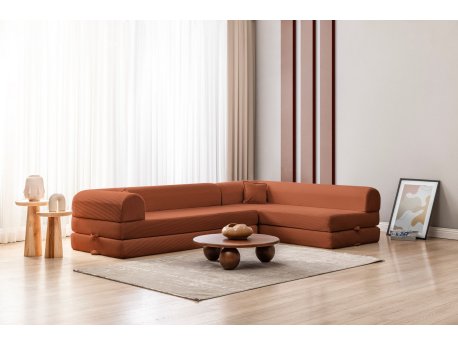 Atelier del Sofa Ugaona garnitura Legom Eco Tile Red
