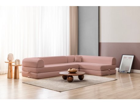 Atelier del Sofa Ugaona garnitura Legom Eco Pink