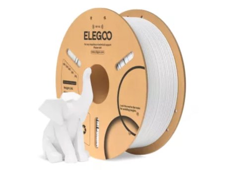 ELEGOO PLA White 1,75 mm / 1000 g Paper Spool(RFID)