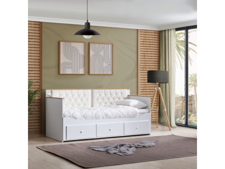 HANAH HOME Krevet Alacati White