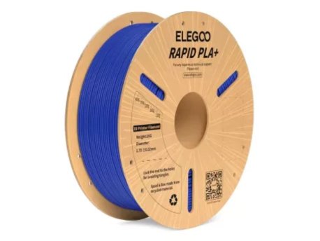 ELEGOO RAPID PLA+ 1.75mm Blue 1kg-Paper Plate
