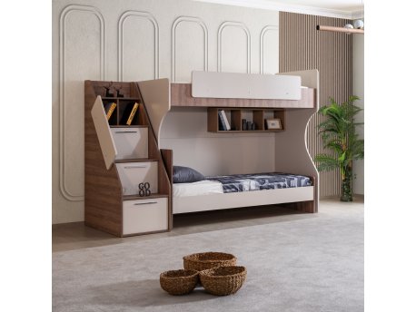 HANAH HOME Krevet Milano Cream Brown