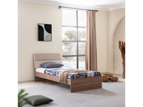 HANAH HOME Krevet Milano White Brown
