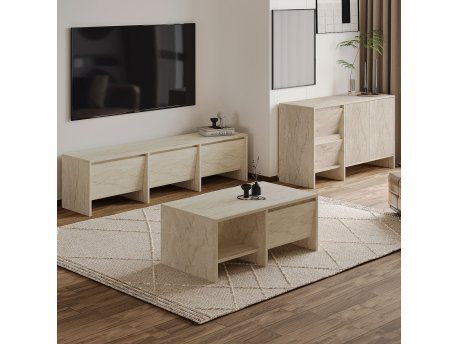 HANAH HOME Set za dnevnu sobu Laris Travertine