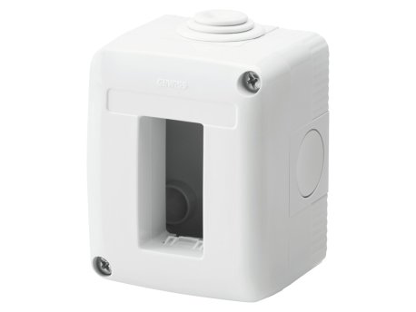 GEWISS GW27001 zaštićeno kućište za sistemske uređaje - 1 GANG - RAL 7035 GREI - IP40