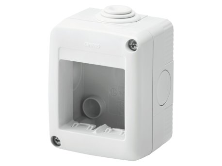 GEWISS GW27002 zaštićeno kućište za sistemske uređaje - 2 GANG - RAL 7035 GREI - IP40
