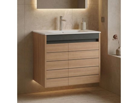 HANAH HOME Ormarić sa umivaonikom Ricato 80 224