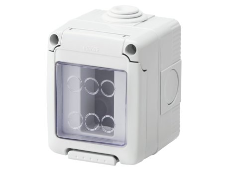 GEWISS GW27041 vodonepropusno kućište za sistemske uređaje - 1 banda - siva ral 7035 - ip55
