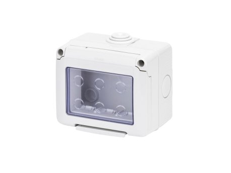 GEWISS GW27043 vodonepropusno kućište za sistemske uređaje - 3 banda - siva ral 7035 - ip55