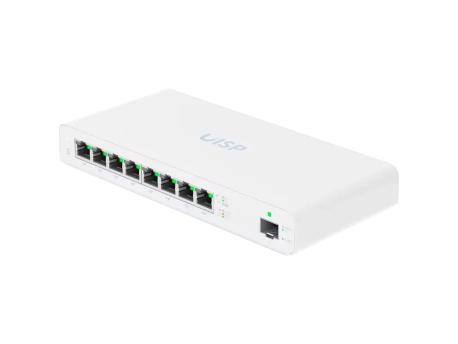UBIQUITI Switch (8) GbE RJ45 ports with 27V passive PoE output,1 SFP port