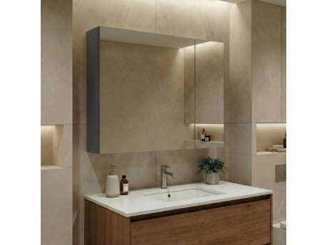 HANAH HOME Ormarić sa ogledalom Bari 80 668