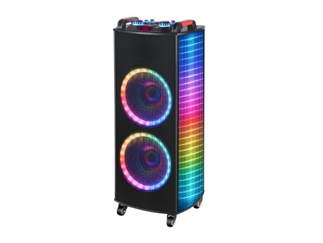 N/A Zvucnik bluetooth NDR-1010S 100W 2*10 inca sa dva mikrofona crni