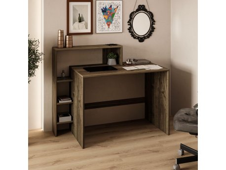 HANAH HOME Radni sto Amber Walnut