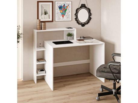 HANAH HOME Radni sto Amber White
