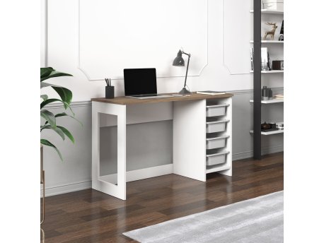 HANAH HOME Radni sto Hero Antique Walnut