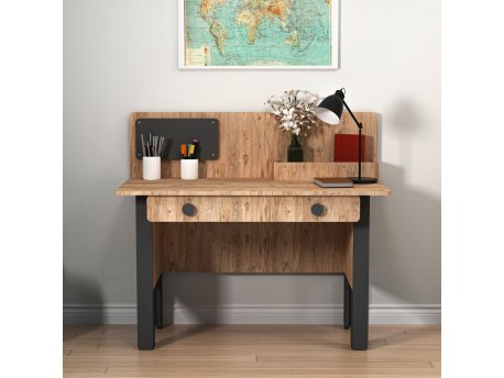 HANAH HOME Radni sto Valerin Atlantic Pine Anthracite