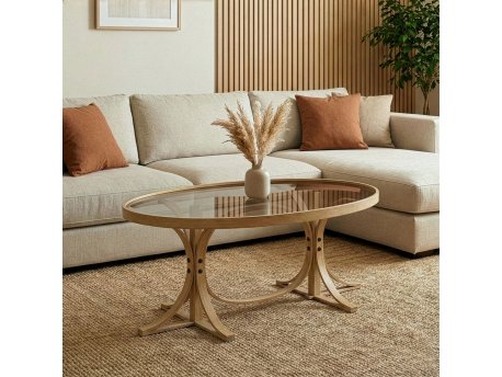 HANAH HOME Sto za dnevnu sobu Matsue Oak