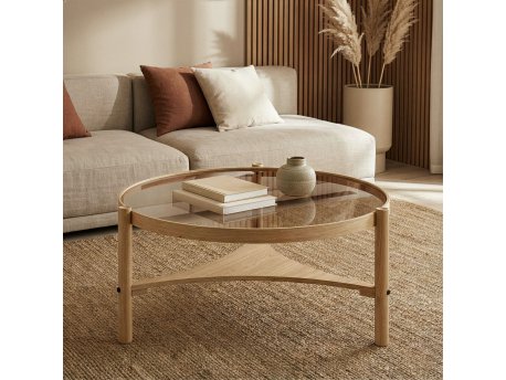 HANAH HOME Sto za dnevnu sobu Gifu Oak
