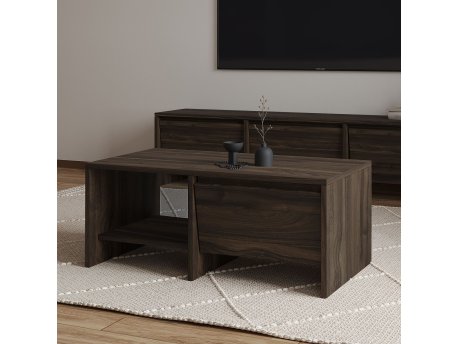 HANAH HOME Sto za dnevnu sobu Laris Walnut