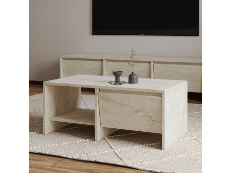 HANAH HOME Sto za dnevnu sobu Laris Travertine