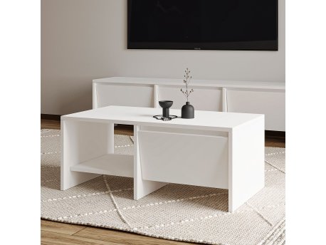 HANAH HOME Sto za dnevnu sobu Laris White