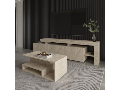 HANAH HOME Sto za dnevnu sobu Vera Mini Travertine