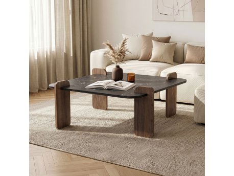 HANAH HOME Sto za dnevnu sobu Marais Lotus Venezia Walnut