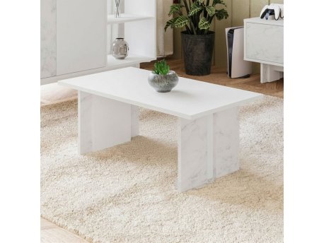 HANAH HOME Sto za dnevnu sobu Ravello White Marble