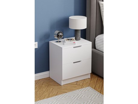 HANAH HOME Noćni stočić Lento White