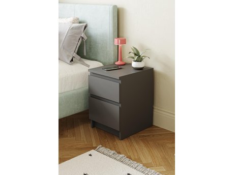 HANAH HOME Noćni stočić Derinkuyu Anthracite