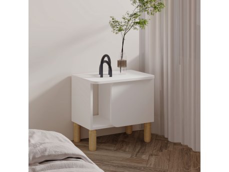 HANAH HOME Noćni stočić River White