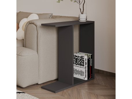 HANAH HOME Pomoćni stočić Lotus Anthracite