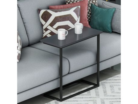 HANAH HOME Pomoćni stočić Narin Anthracite Black