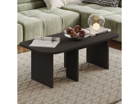 HANAH HOME Set stočića Iris Anthracite
