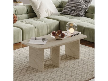 HANAH HOME Set stočića Iris Travertine