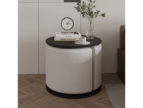 HANAH HOME Pomoćni stočić Vexana Anthracite