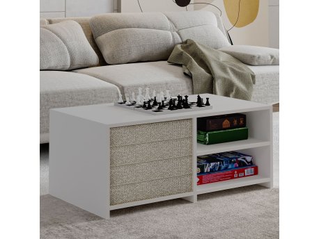 HANAH HOME Sto za dnevnu sobu Gord White