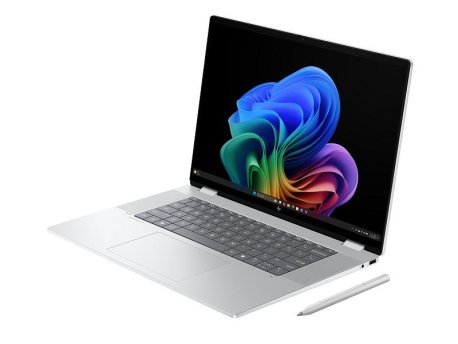 HP OmniBook X Flip 16-as0017nn (Glacier silver) 2K IPS Touch, Ultra 5 226V, 16GB, 512GB SSD, Win 11 Home (D6US2EA)