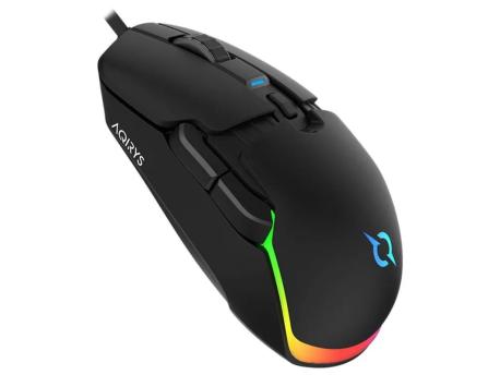 AQIRYS Lynx Black Žičani gejming miš