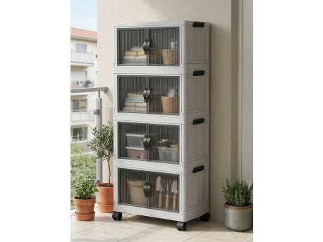HANAH HOME Višenamenski ormar Lavine 127 White