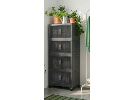 HANAH HOME Višenamenski ormar Lavine 127 Anthracite