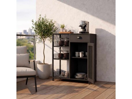 HANAH HOME Višenamenska polica Nova Black