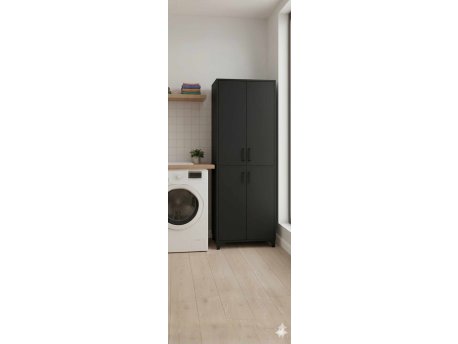 HANAH HOME Višenamenski ormar Nesto Black