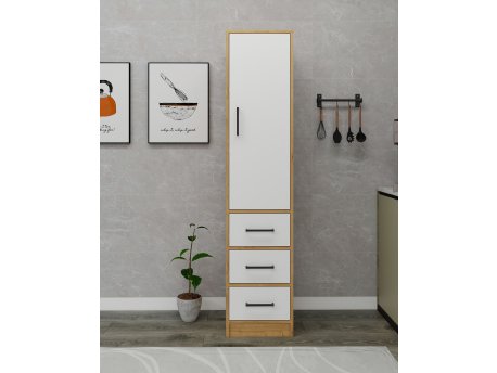 HANAH HOME Višenamenski ormar Modera Sapphire Oak White